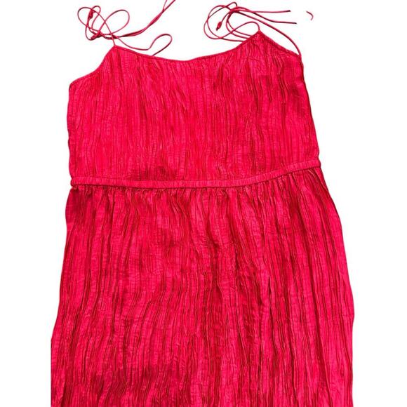 Ulla Johnson Orla Crinkled Midi Dress – Size 10, Orchid Pink, NWT - Picture 9 of 12